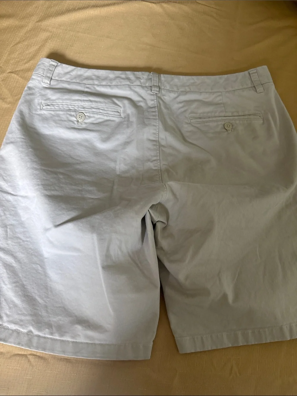 Bonobos Light Khaki Flat-Front Shorts - 9 inch inseam
